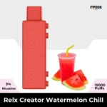 Relx Creator Pods Watermelon Chill 15000 Puffs now available in UAE Online