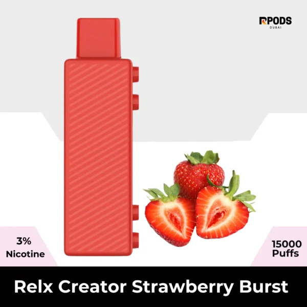 Relx Creator pods Strawberry Burst 15000 Puffs