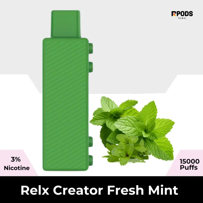 Relx Creator pods Fresh Mint 15000 Puffs