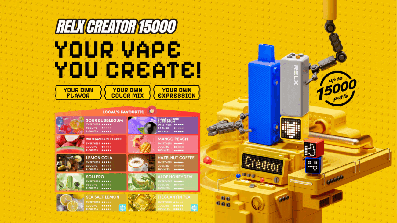 What Is RELX Creator? Quick Guide RELX Creator 15000 EC Detail Pag