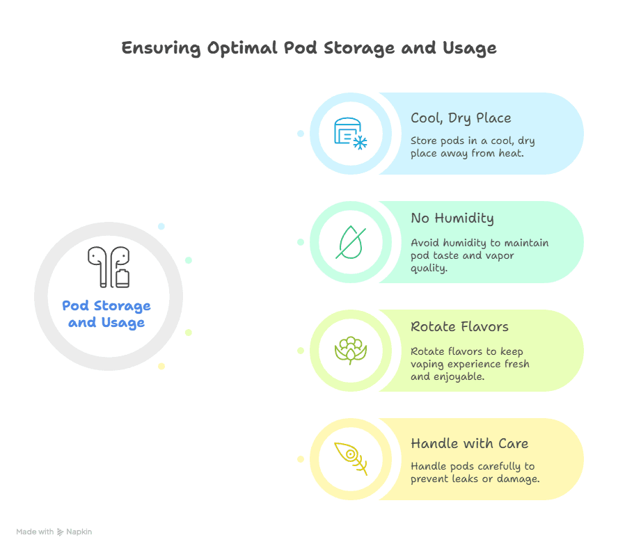 Relx Pod Pro Strawberry vs Blueberry: Which Flavor Hits Your Sweet Spot? Relx Pod Pro Strawberry vs BlueberryStorage and Usage