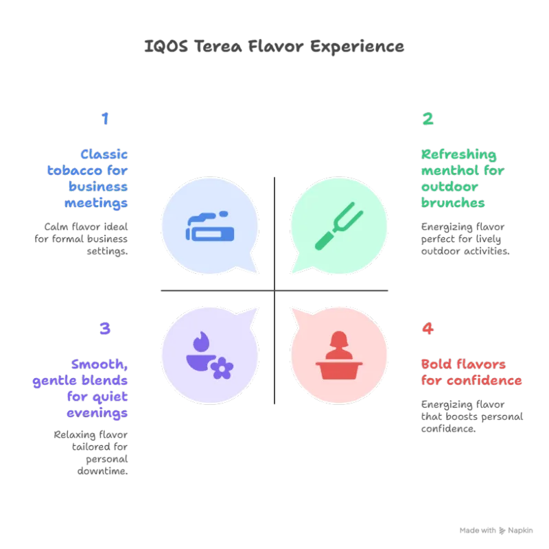 Which IQOS Terea Flavor Matches Your Personality? Why Flavor Matters visual selection 1