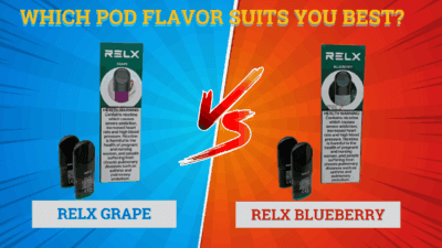 3️⃣ RELX Pod Pro Flavors: Grape vs Blueberry Guide