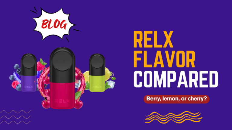 Relx pod flavors comparison: berries, lemon, or cherry? Relx pod pro 18mg flavor comparison