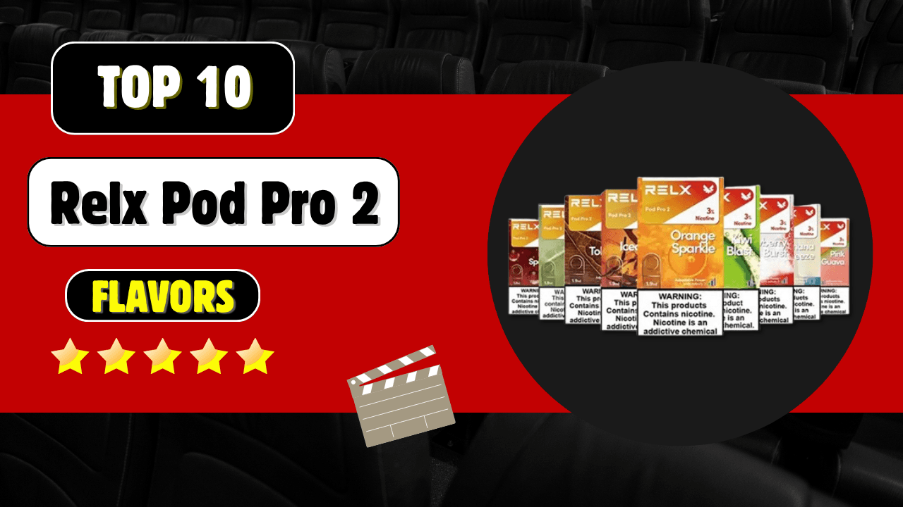 Popular RELX Pod Pro 2 vape flavors in the UAE