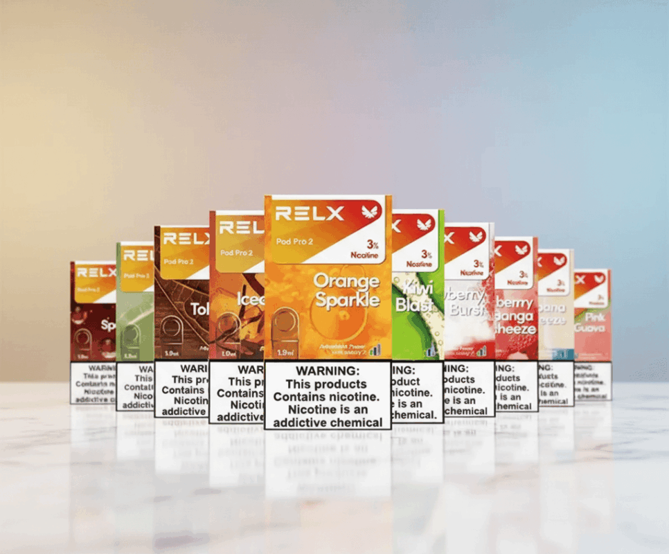 Best 10 relx pod pro flavors in 3% nicotine vape pods