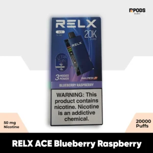 Buy RELX ACE Blueberry Raspberry 50mg Disposable Vape in UAE