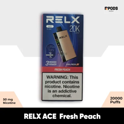 RELX ACE Fresh Peach Disposable vape for UAE