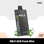 Premium RELX ACE Fresh Mint Disposable vape for Dubai vapers