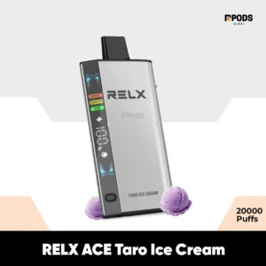 Shop RELX ACE Taro Ice Cream 20000 puffs Disposable Vape in Dubai