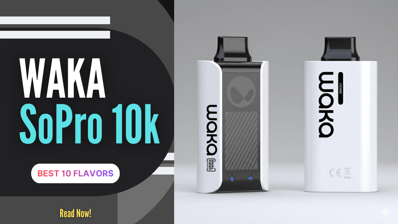 Top 10 WAKA SoPro PA10000 Vape Flavors in Dubai