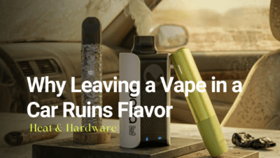 Heat & Hardware: Why Leaving a Vape in a Dubai Car Ruins the Flavor