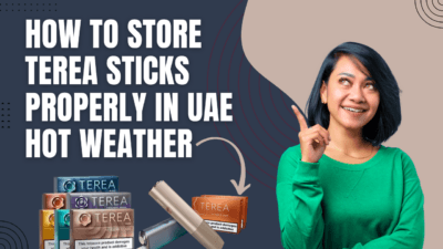 Tips for Storing TEREA Sticks Properly in the Hot Weather of the UAE
