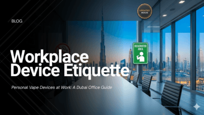 How to Handle Personal Vape Devices in Dubai Workplaces