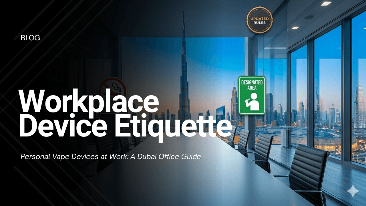 How to Handle Personal Vape Devices in Dubai Workplaces