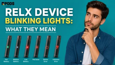 RELX Device Blinking Light Meanings Every Colour Guide for UAE Vapers