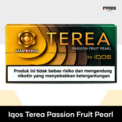 Iqos terea minago edition from indonesia Terea passion fruit pearl indonesia iqos iluma tobacco sticks pack highlighting the passion fruit pearl flavor