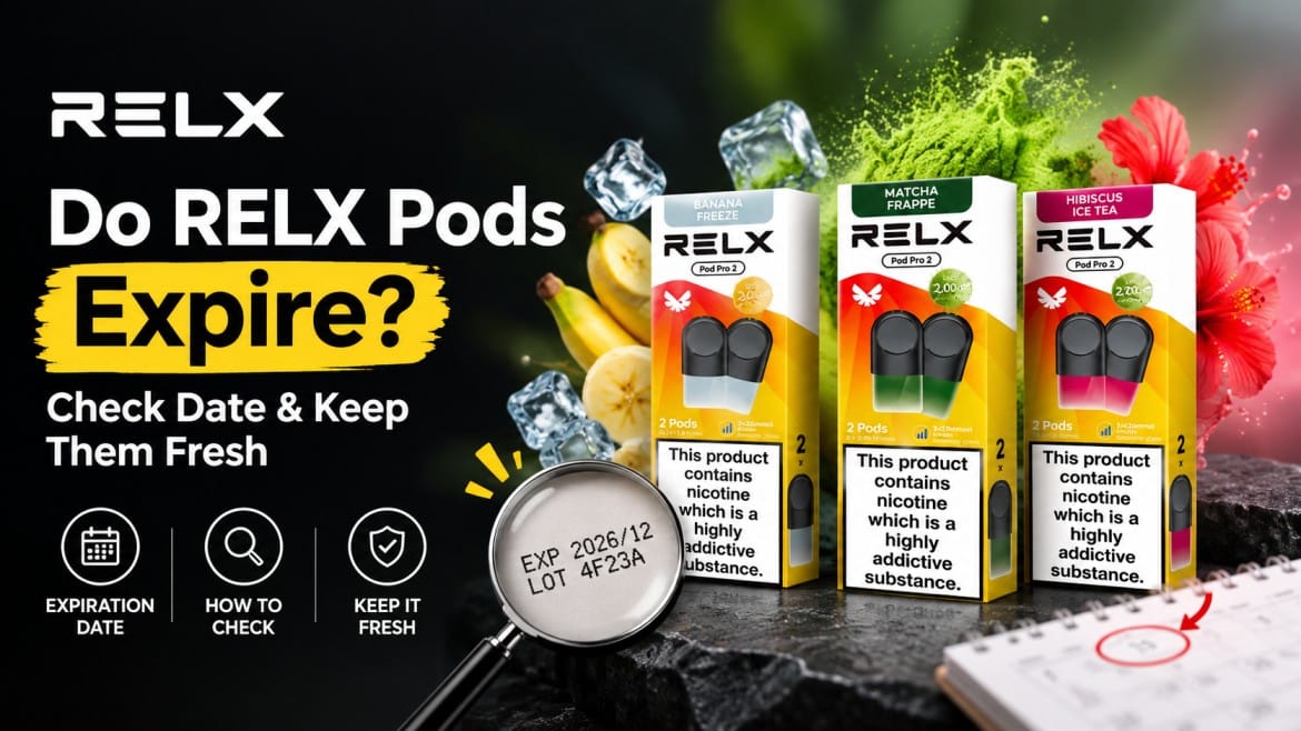 RELX Pod Pro expiration date and storage guide UAE