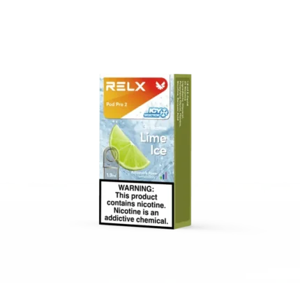 Buy relx pod pro 2 lime ice 3% nicotine flavor in dubai