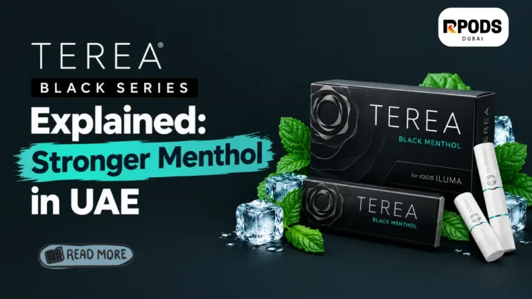 Terea black series explained: why "black" means stronger menthol in uae Terea black series explained stronger menthol in uae