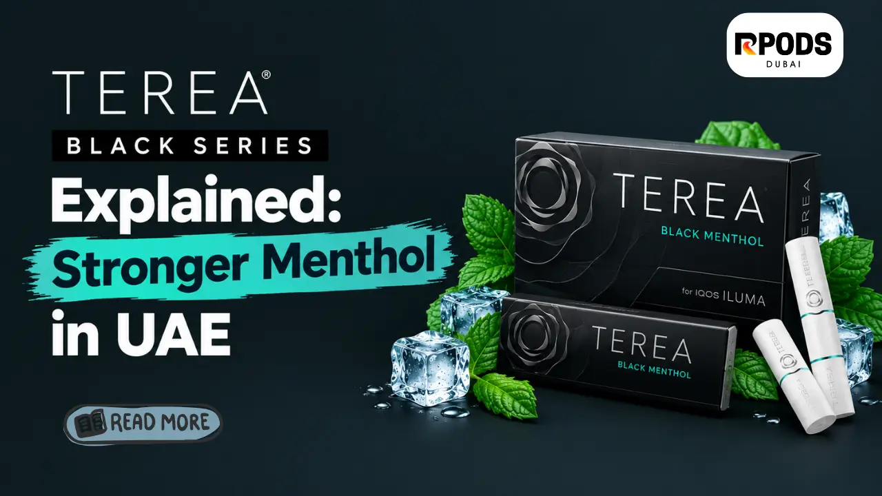 TEREA Black Series Explained Stronger Menthol in UAE