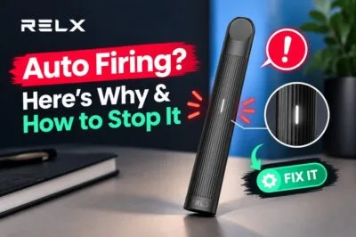 RELX device automatically firing without a draw