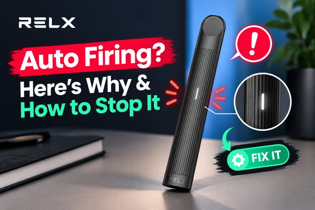 RELX device automatically firing without a draw