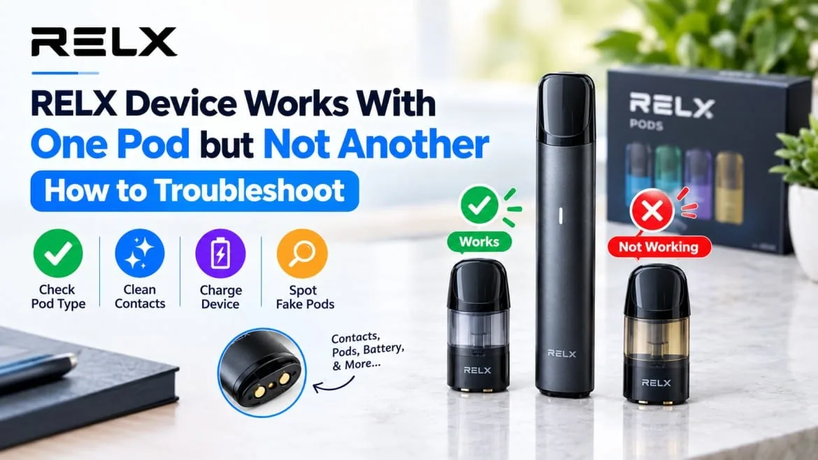 RELX Device Works With One Pod but Not Another How to Troubleshoot