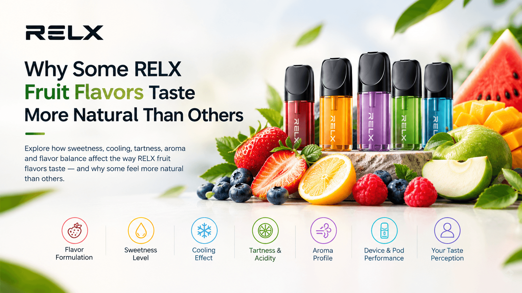 Why Some RELX Fruit Flavors Taste More Natural Than Others